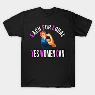 Yes Women Can International Womens Day 2020 T-Shirt